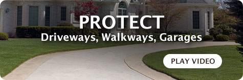 protecting driveways, walkways, garages